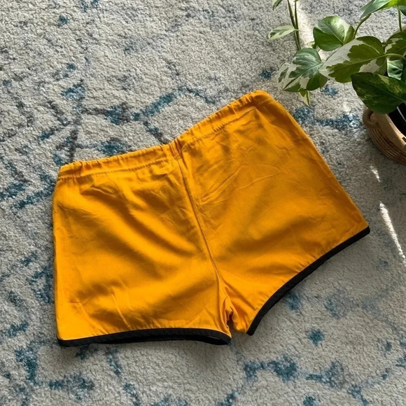 Vintage athletic shorts | youth small | orange | school sports | made  in Canada - Picture 5 of 6
